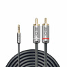 Audio Jack (3.5mm) to 2 RCA Cable LINDY 35333