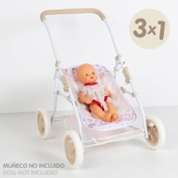 Chair for Dolls Colorbaby Safari 40 x 57 x 49 cm 4 Units Convertible