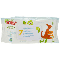 Moist Wipes Nûby CG42080DUFRGEIT Baby 80 Units