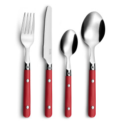 Cutlery Set Amefa Saxo Metal Bicoloured 16 Pieces (25 cm)