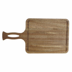 Cutting board DKD Home Decor Natural Acacia Rectangular 22 x 42 x 1,5 cm