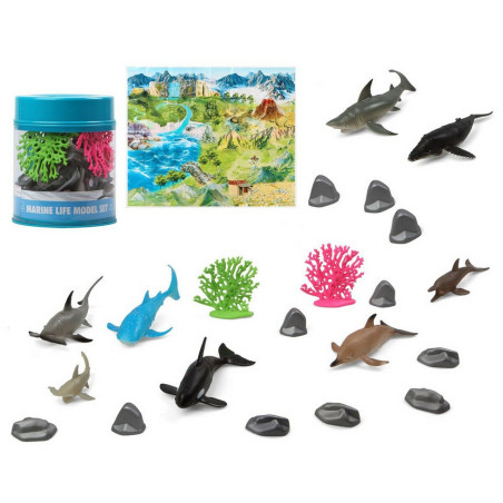 Set of Wild Animals Ocean (22 Pieces)