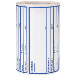 Roll of Labels Apli 200 Pieces 109 x 82 mm