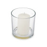 Scented Candle 10 x 10 x 10 cm (6 Units) Glass Cotton