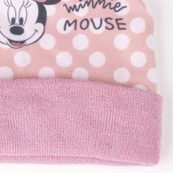 Hat & Gloves Minnie Mouse 2 Pieces Light Pink