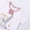 Set of clothes Looney Tunes Pink Baby White