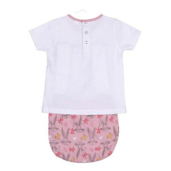 Set of clothes Looney Tunes Pink Baby White