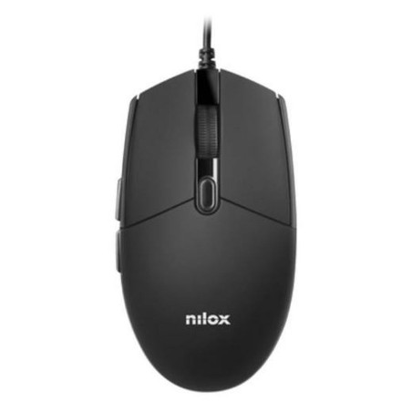 Mouse Nilox MOUSB1004 Black Multicolour 3200 DPI