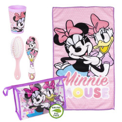 Child's Toiletries Travel Set Minnie Mouse 4 Pieces Pink 23 x 15 x 8 cm