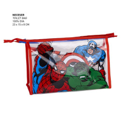 Child's Toiletries Travel Set The Avengers 4 Pieces Red