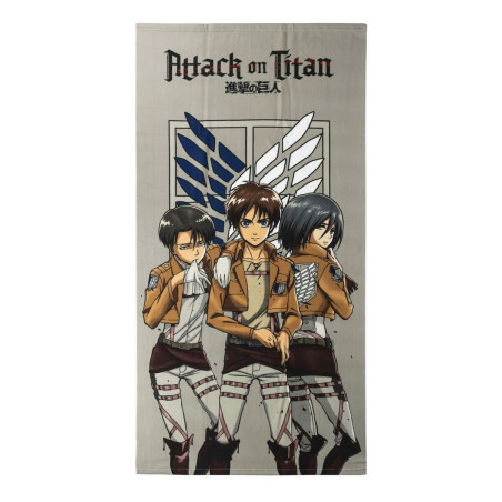 Beach Towel Attack on Titan Multicolour 100 % polyester 70 x 140 cm