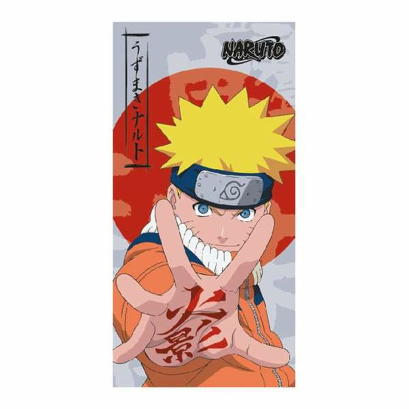 Beach Towel Naruto Multicolour 100 % polyester