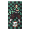 Beach Towel Demon Slayer Green 100 % polyester 70 x 140 cm