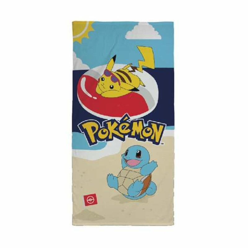 Beach Towel Pokémon Multicolour 100 % polyester