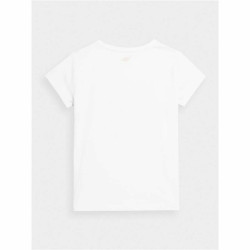 Child's Short Sleeve T-Shirt 4F JTSD004 White