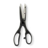 Scissors Black Silver Stainless steel 7,5 x 21 x 1 cm (12 Units)