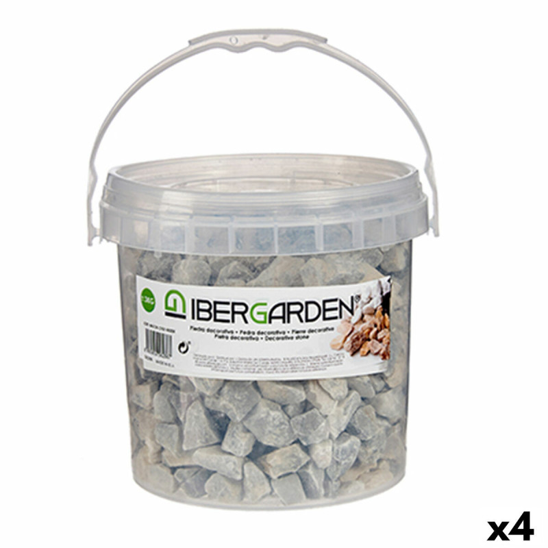 Decorative Stones 3 Kg Light grey (4 Units)