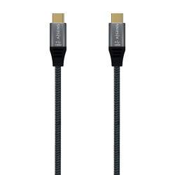 USB-C Cable Aisens A107-0672 1,5 m Grey (1 Unit)