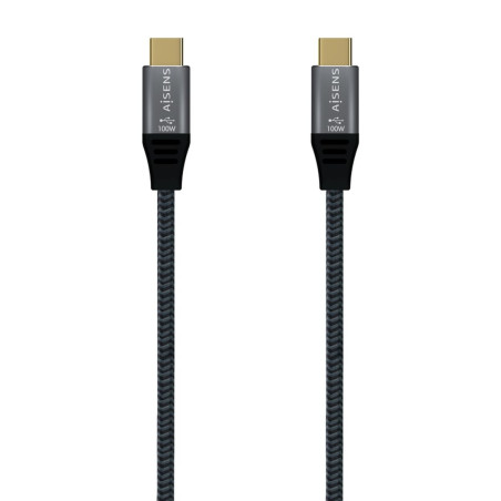 USB-C Cable Aisens A107-0672 1,5 m Grey (1 Unit)