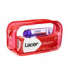 Toothbrush, Toothpaste and Mouthwash Set Lacer Travel (4 Pieces)