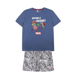 Pyjama Marvel Grey (Adults) Men