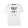 Men’s Short Sleeve T-Shirt Stitch White