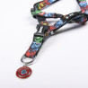 Dog Harness Marvel Black M/L