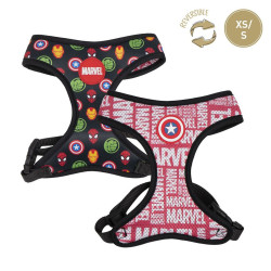 Dog Harness Marvel Reversible Red XS