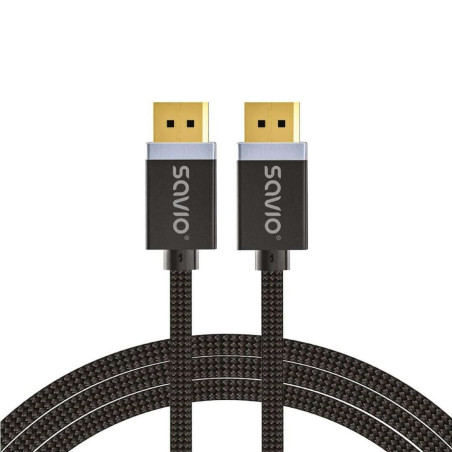 DisplayPort Cable Savio CL-166 Black 2 m