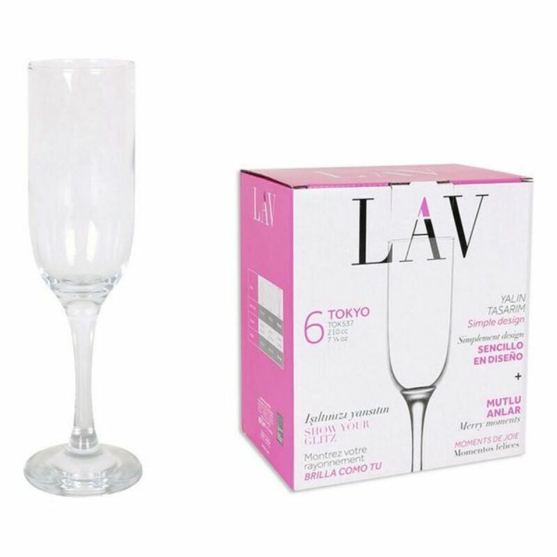 Set of cups LAV Tokyo (6 uds) (210 ml)