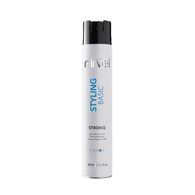 Strong Hold Hair Spray Styling Basic Nirvel (400 ml)