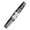 Dog collar Red Dingo Bone Reflective Black (2,5 x 41-63 cm)