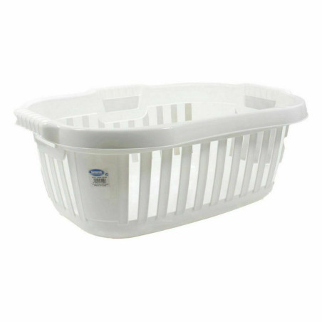 Laundry basket Tontarelli Hipster White 50 L 66 x 44 x 25 cm