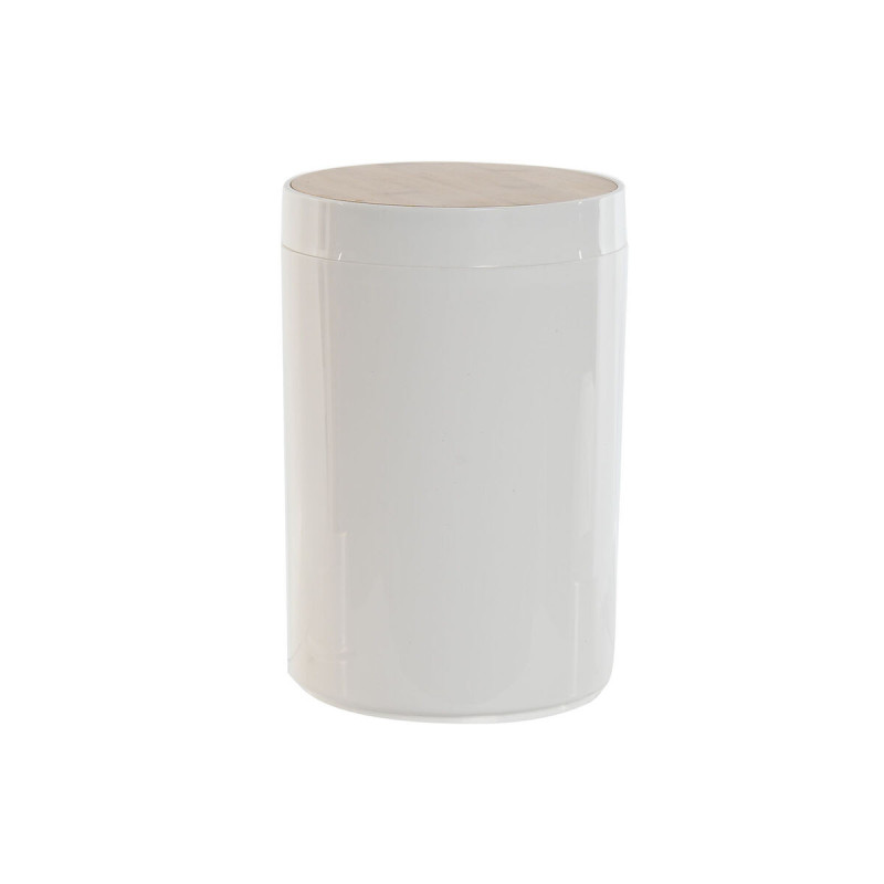 Waste bin Home ESPRIT White Natural 5 L