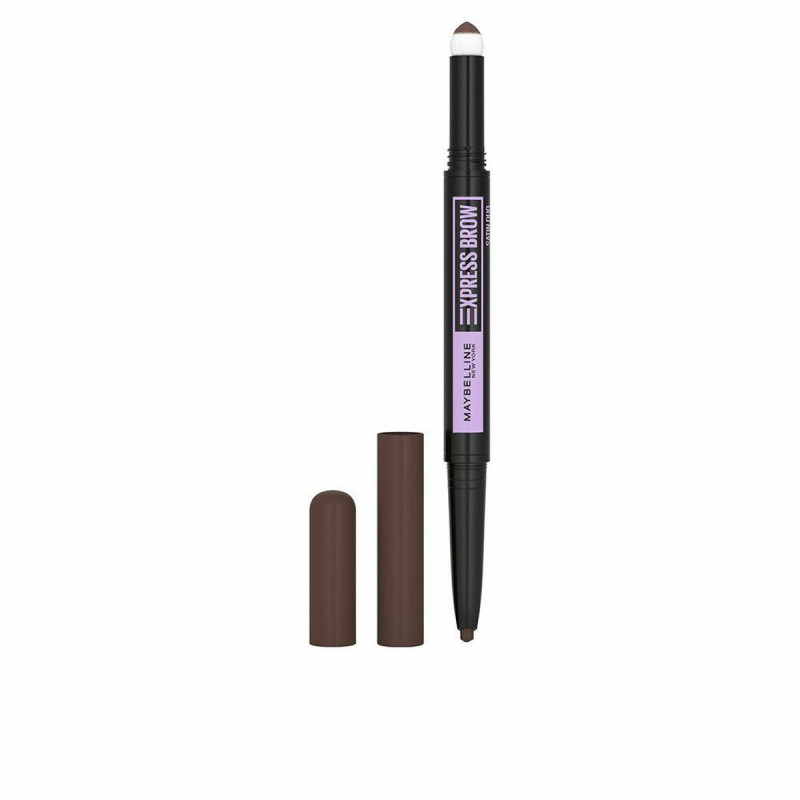 Eyebrow Pencil Maybelline Express Brow Satin Duo 04 Dark Brown