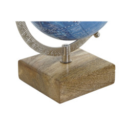 Globe Home ESPRIT Blue Brown PVC Mango wood 14 x 12 x 20 cm