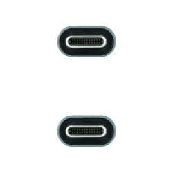 USB-C Cable NANOCABLE 10.01.4301 Black 1 m (1 Unit)