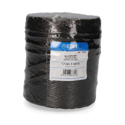 Cotton reel EDM 600/1 Black Raffia