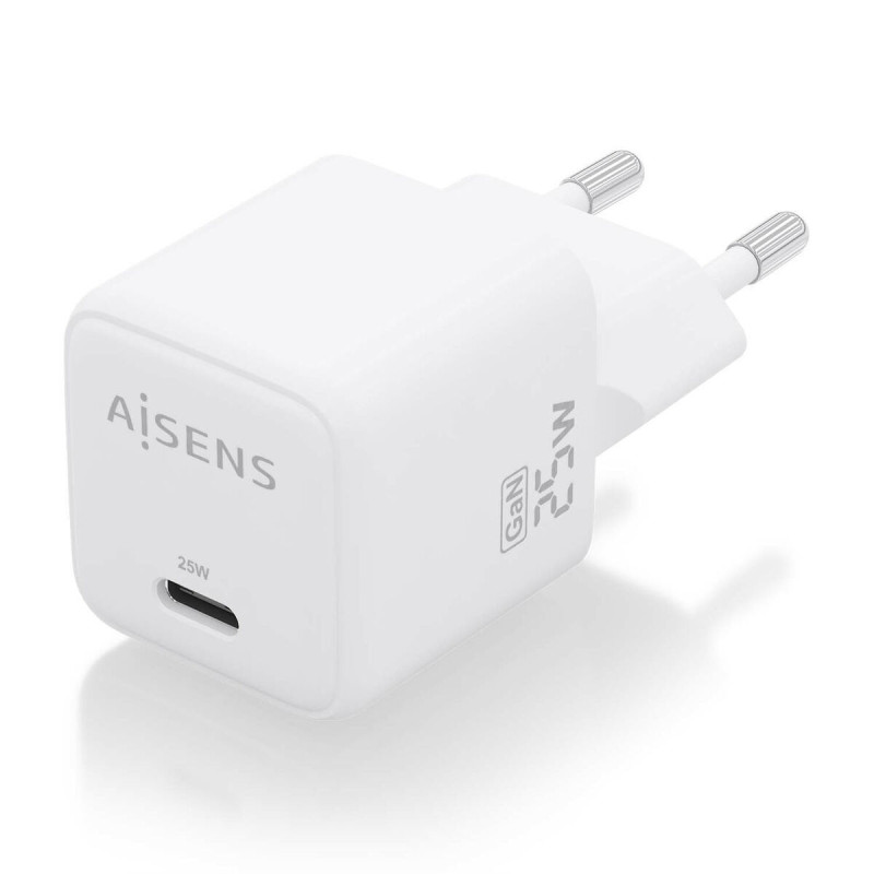 Wall Charger Aisens ASCH-25W1P012-W White 25 W (1 Unit)