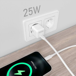 Wall Charger Aisens ASCH-25W1P012-W White 25 W (1 Unit)