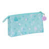 Triple Carry-all Frozen Hello spring Light Blue 22 x 12 x 3 cm