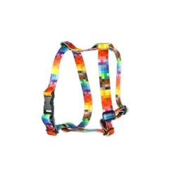 Dog Harness Matteo Pixele 30-50 cm Printed