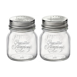 Salt and pepper set Bormioli Rocco Quattro Stagioni Transparent Glass 150 ml