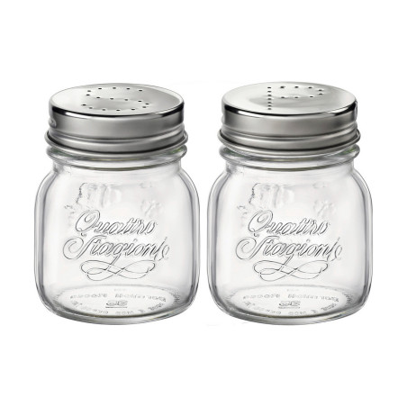 Salt and pepper set Bormioli Rocco Quattro Stagioni Transparent Glass 150 ml