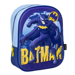 3D School Bag Batman Blue 25 x 31 x 10 cm