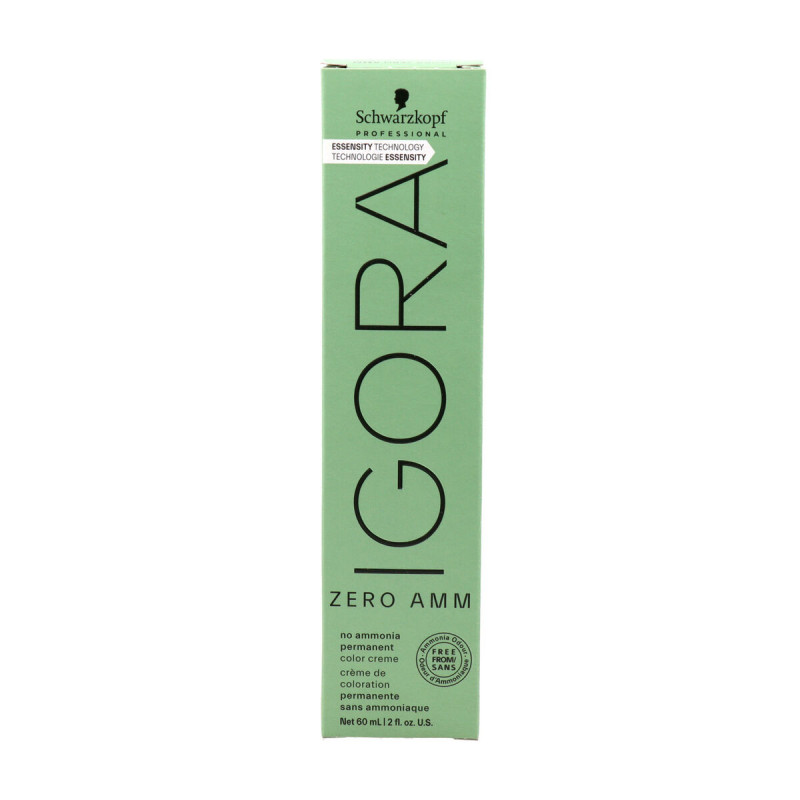 Permanent Dye Schwarzkopf Igora Zero Amm Nº 7-0 Medium Blonde 60 ml