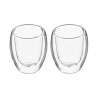 Piece Coffee Cup Set Secret de Gourmet Crystal Transparent (7 cl)