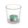 Scented Candle 7 x 7 x 7 cm (12 Units) Glass Bamboo