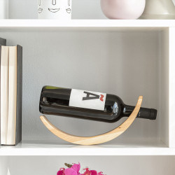 Floating Wooden Wine Bottle Holder Woolance InnovaGoods