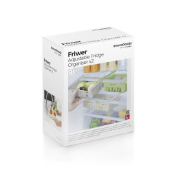 Adjustable Fridge Organiser Friwer InnovaGoods 2 Units